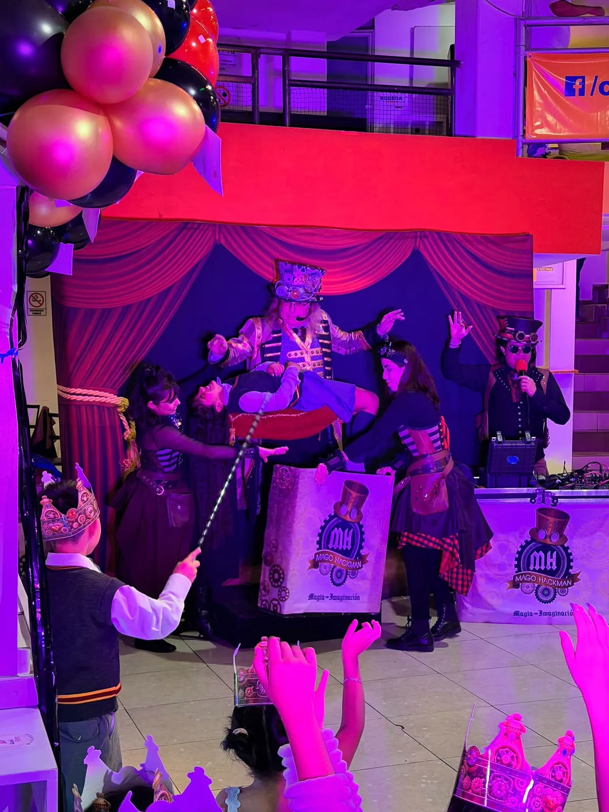Ilusión escénica de levitación